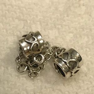 Authentic Pandora Heart Safety Chain